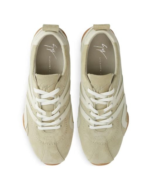 Giuseppe Zanotti White Gz-Top Lace-Up Sneakers for men