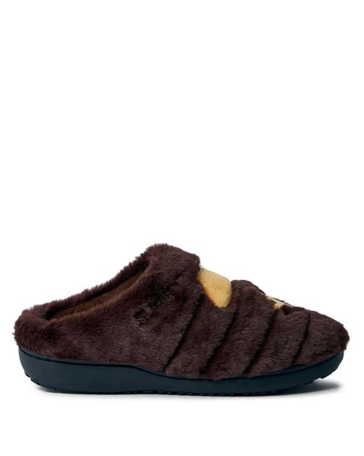 A Bathing Ape X Subu Ape Head Slippers in het Brown voor heren