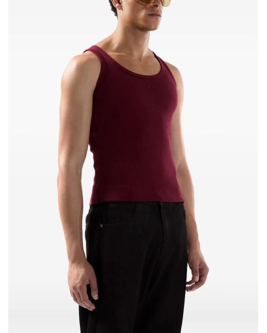 Gcds Logo-Embroidered Tank Top for men