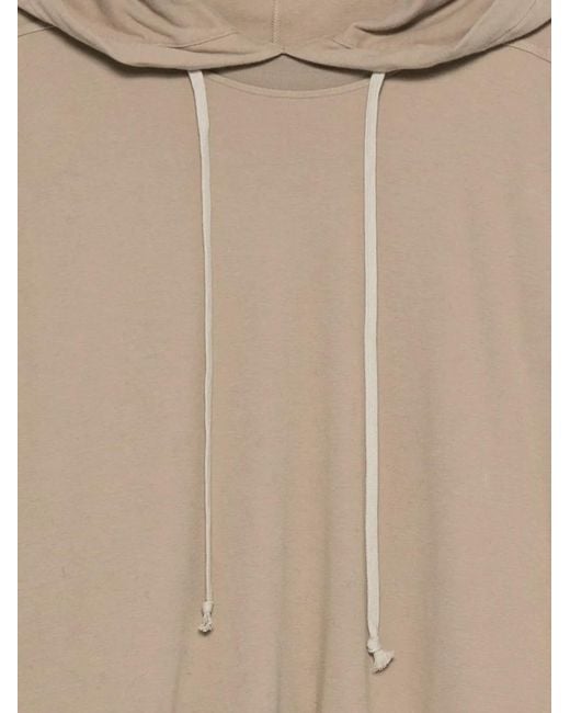 Rick Owens Natural Tommy Hustler Layered Hoodie for men