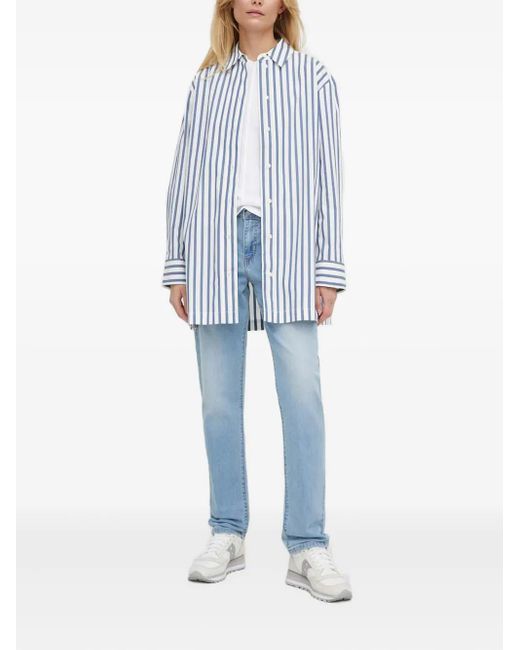 Levi's Blue Logo-Patch Jeans