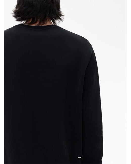 Amiri Black Logo-Embellished Sweatshirt for men