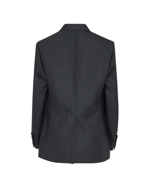 Junya Watanabe Black Double-Breasted Blazer
