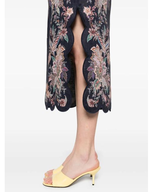 Zimmermann Rhiannon スカート Blue
