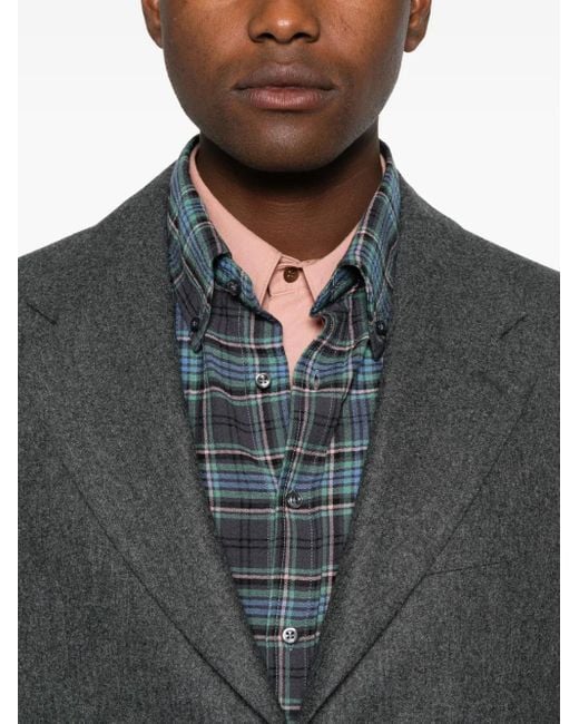 Blazer De Lana Con Botones LC23 de hombre de color Gray