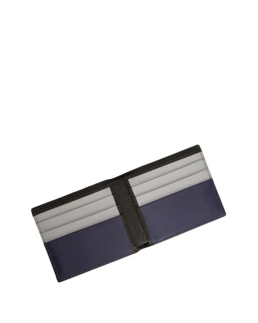 Dolce & Gabbana Black Dauphine Bifold Wallet for men