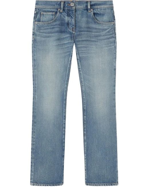 Versace Made In Japan クロップドジーンズ Blue