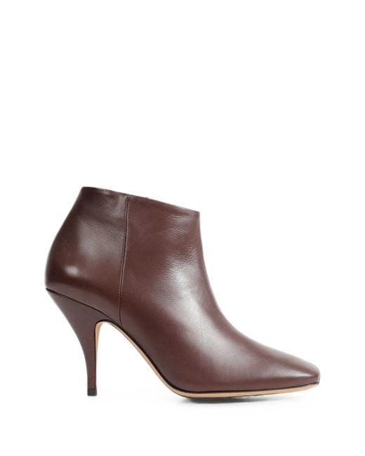 Jude Brown Credo Square-Toe Ankle Boots