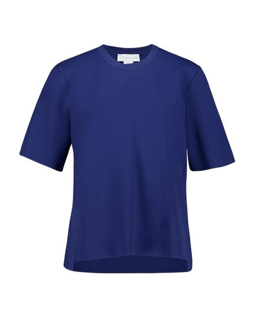 Stella McCartney Blue Crew-Neck Short-Sleeve T-Shirt