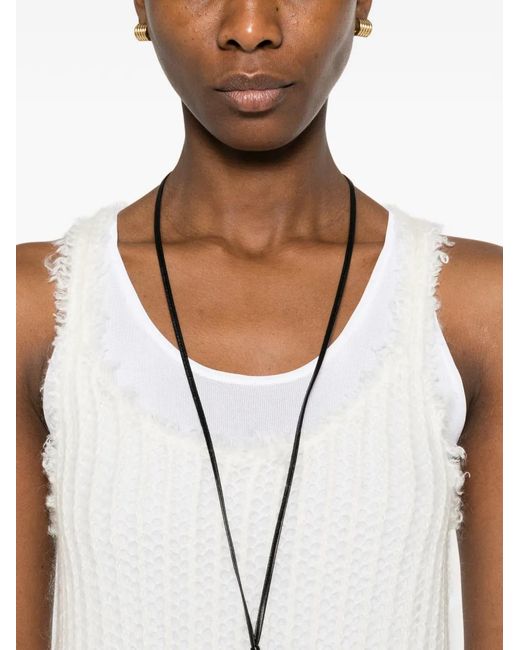 Totême  White Knit Tank Midi Dress
