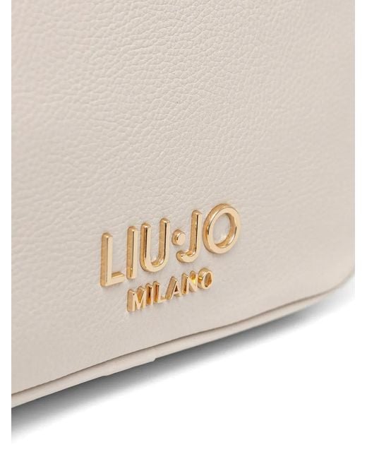 Liu Jo Natural Logo Satchel Cross Body Bag