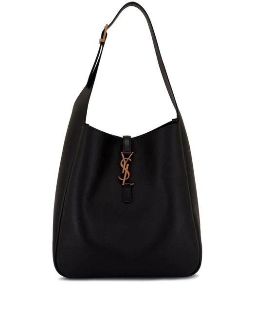 Bolso de hombro Le 5 à 7 pequeño Saint Laurent de color Black