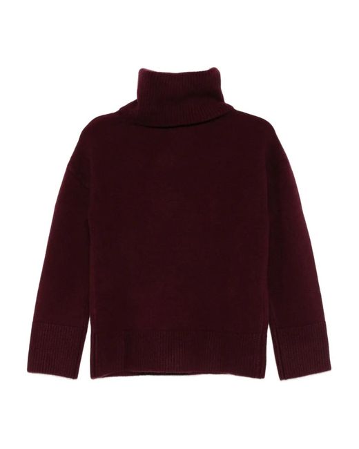 Philo-Sofie Cashmere Red Roll-Neck Sweater