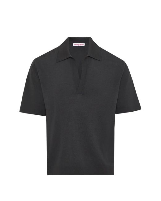 Orlebar Brown Black Raffertie Merino T-Shirt for men