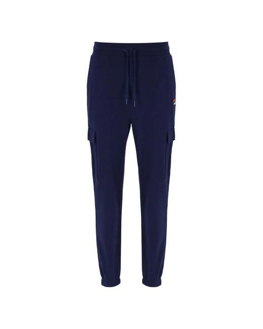 Fila Blue Ezra Cargo Pants for men