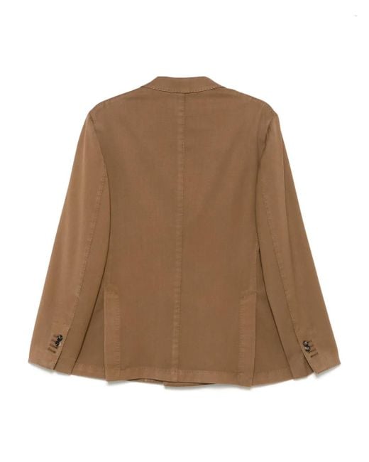 Dell'Oglio Brown Wool Blazer for men