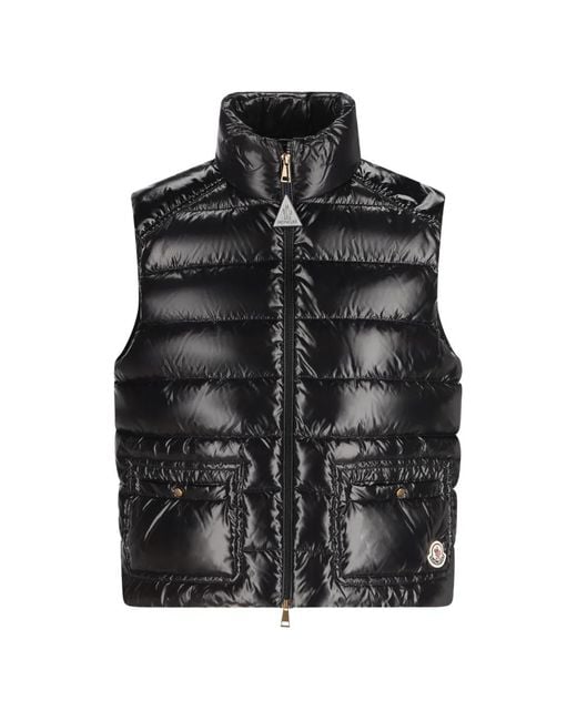 Moncler Black Frelon Down Gilet