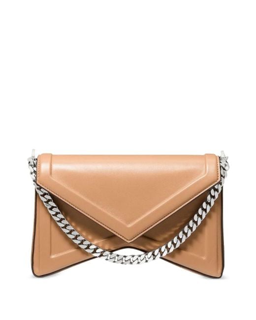 Michael Kors Natural Manhatta Chain-Strap Shoulder Bag