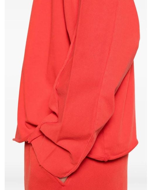 Entire studios カットオフエッジ Tシャツ Red
