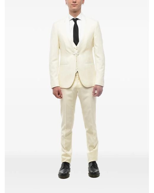 Corneliani Natural Three-Piece Suit for men