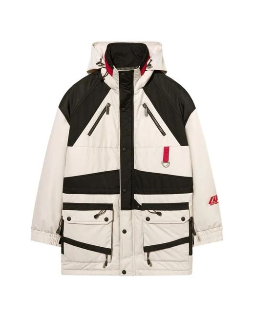 Off-White c/o Virgil Abloh Black Multiple-Pockets Parka for men