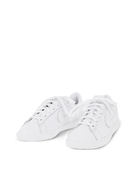 Nike White Cdg X Low Leather Sneakers