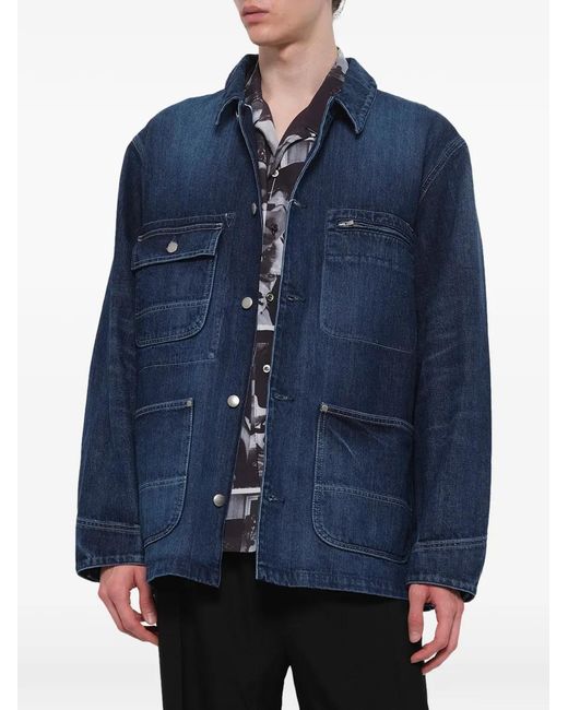 vowels Denim Jack in het Blue voor heren