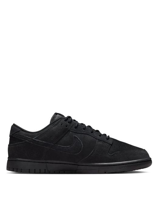 Nike Black Dunk Low Retro Lace-Up Fastening Sneakers for men