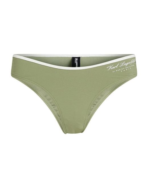 Karl Lagerfeld Green Hotel Karl Bikini Bottom