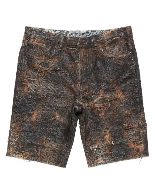 Short À Motif Monogrammé Acne pour homme en coloris Gray
