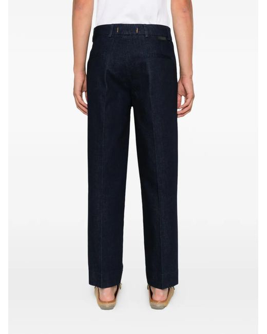 Bonheur Blue Jean Droit À Pinces for men