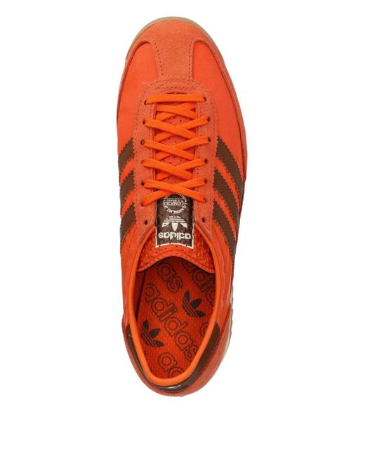 Adidas Orange Baskets À Patch Logo