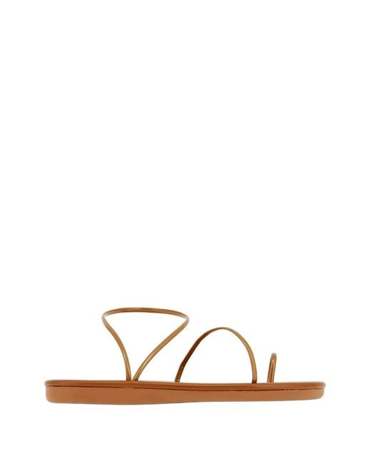 Ancient Greek Sandals White Sandales Kansiz À Design À Brides