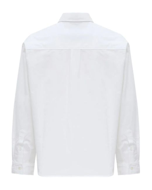 A.P.C. White Button-Down Shirt