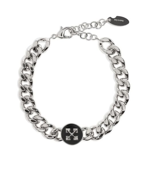Bracciale A Catena Arrows di Off-White c/o Virgil Abloh in White da Uomo