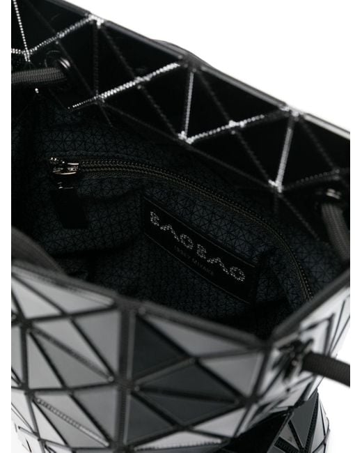 Bao Bao Issey Miyake Black Wring Geometric-panelled Bucket Bag