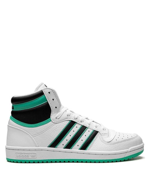adidas Top Ten Rb Hightop Sneakers in Green for Men Lyst