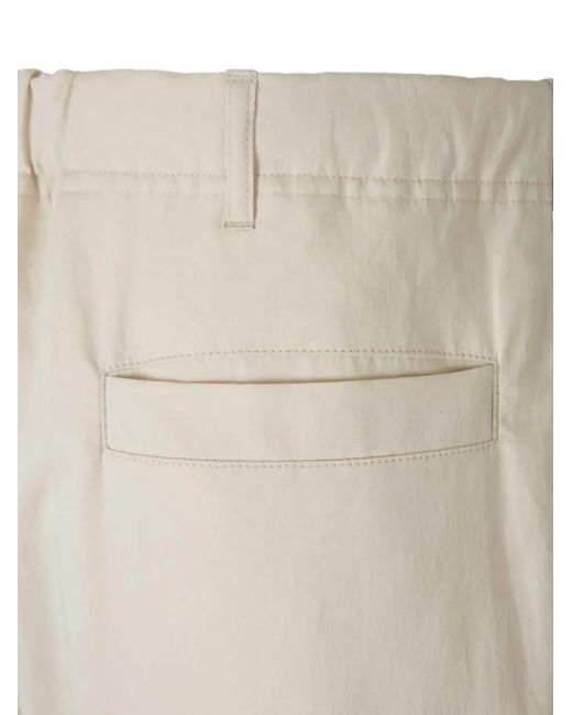 Lardini Natural Elasticated Cargo Trousers for men