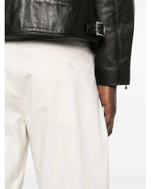 DIESEL White P-Arthur Tapered Trousers for men