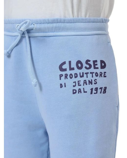 Closed Blue Drawstring Track Pants