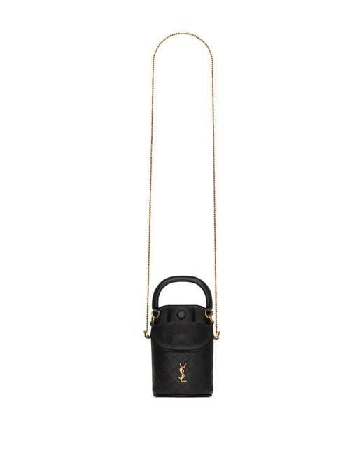 Saint Laurent Black Gaby Quilted Mini Bag