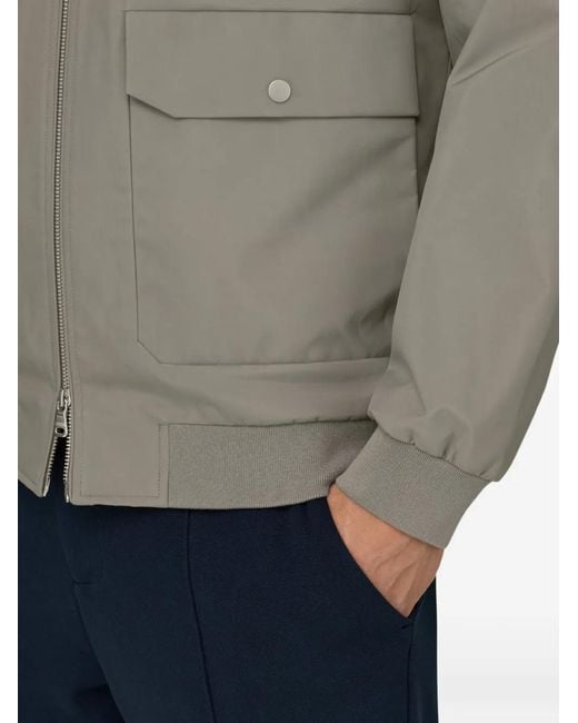 Chaqueta Bómber Con Solapa Boggi de hombre de color Gray