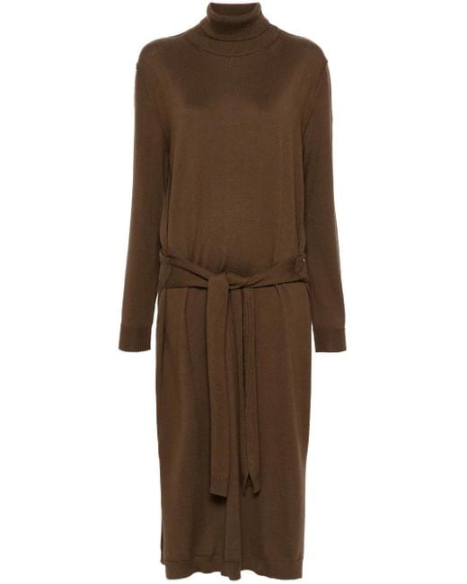 Robe midi Lemaire en coloris Brown