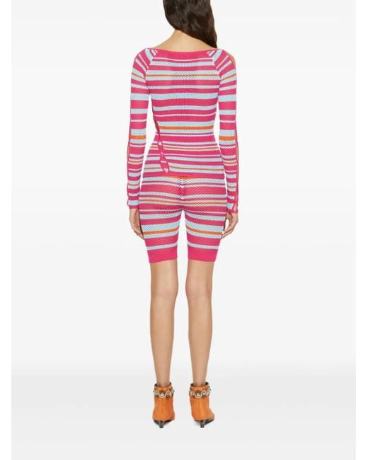 Emilio Pucci Gestreepte Top in het Red