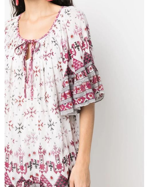 Isabel Marant Red Cotton Dress For From Ss23 Collection