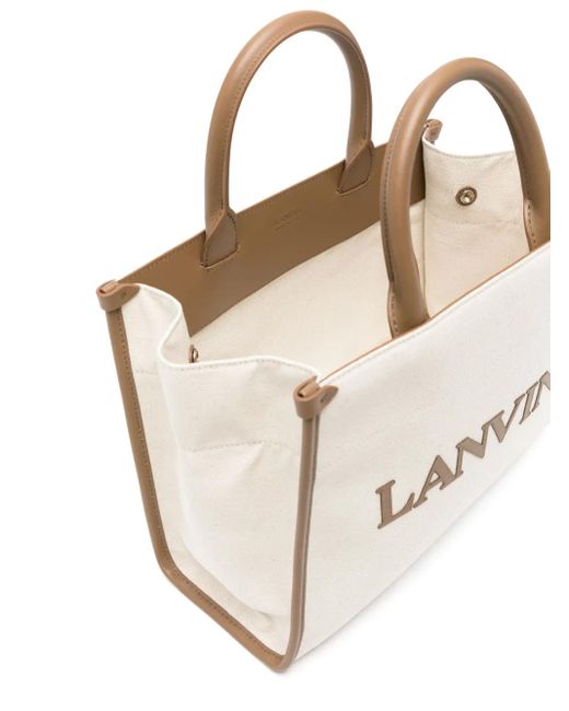 Lanvin Natural Small In&Out Tote Bag