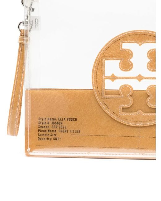 Tory Burch White Ella Pouch