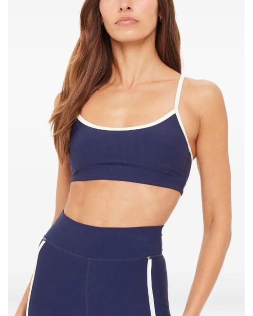 The Upside Blue Samara Bowie Sports Bra