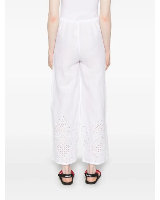 Bode White Pantalon Belvoir