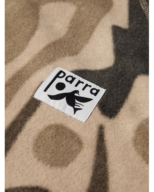 by Parra Multicolor Veste En Polaire Just Like Heaven À Imprimé Abstrait for men